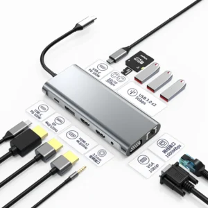 Hub USB-C 12-en-1 Multi-tâches