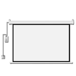Écran de Vidéo Projecteur Électrique 240 x 240 cm avec Télécommande
